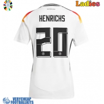 Germany Benjamin Henrichs #20 Replica Home Shirt Ladies Euro 2024 Short Sleeve